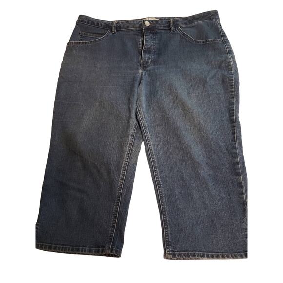Riders Mid-Rise Capri Jeans Size 18M - Picture 1 of 4